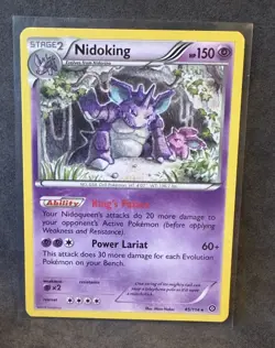 Nidoking 45/114 XY - Steam Siege Regular Pokemon TCG Lightly Played - Image 1