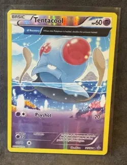 Tentacool (Alpha) 71/160 XY Primal Clash Reverse Holo Pokemon TCG Heavily Played - Image 1
