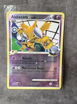 Alakazam 38/111 Rising Rivals Reverse Holo Pokemon TCG Heavily Played - Image 1