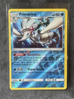 Primarina 67/214 Sm-Lost Thunder Reverse Holo Pokemon TCG Lightly Played - Image 1