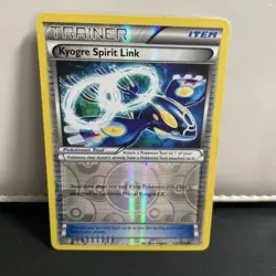 Pokemon TCG Kyogre Spirit Link 132/160 Trainer Reverse Holo - Image 5