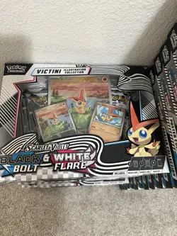 Lot of 6 Pokemon Black Bolt White Flare Victini Illustration Collection - Sealed - Image 2