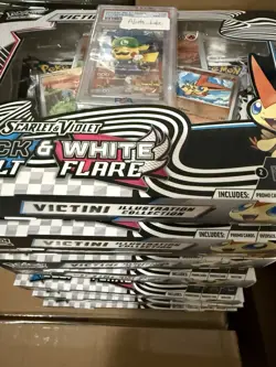 Lot of 6 Pokemon Black Bolt White Flare Victini Illustration Collection - Sealed - Image 4