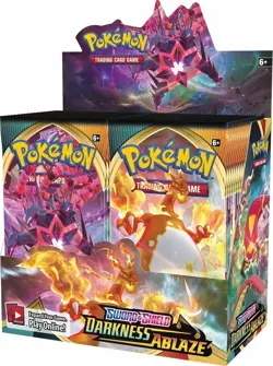 Pokemon TCG: Sword & Shield Darkness Ablaze Booster Box, 36 Packs (174-81712) 820650817120 - Image 1