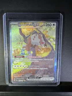 Pokemon TCG Bloodmoon Ursaluna EX Twilight Masquerade Special Illustration Rare - Image 2