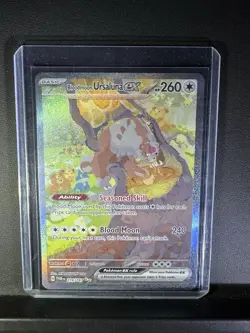 Pokemon TCG Bloodmoon Ursaluna EX Twilight Masquerade Special Illustration Rare - Image 4