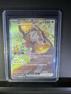 Pokemon TCG Bloodmoon Ursaluna EX Twilight Masquerade Special Illustration Rare - Image 5