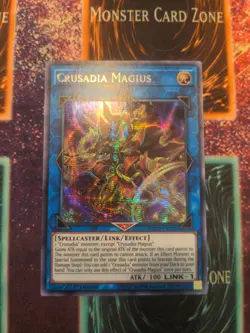 Yu-Gi-Oh! Crusadia Magius MP19-EN105 1st Edition Prismatic Secret Rare NM - Image 1