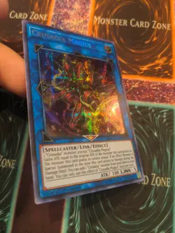 Yu-Gi-Oh! Crusadia Magius MP19-EN105 1st Edition Prismatic Secret Rare NM - Image 2