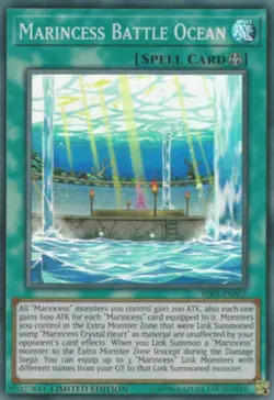 Yugioh! LP Marincess Battle Ocean - RIRA-ENSE2 - Super Rare - Limited Edition Li - Image 1