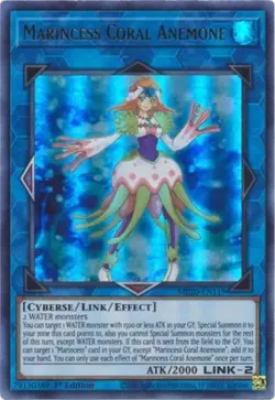 Yugioh! LP Marincess Coral Anemone - MP20-EN119 - Ultra Rare - 1st Edition Light - Image 1