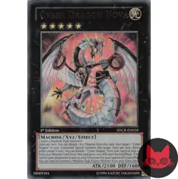 Yugioh Cyber Dragon Nova SDCR-EN038 Ultra Rare 1st Edition LP - Image 1