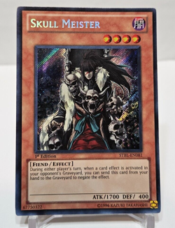 Skull Meister STBL-EN081 Secret Rare 1st Edition Yugioh 5057 - Image 1
