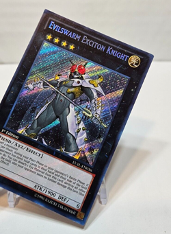 Evilswarm Exciton Knight LVAL-EN056 Secret Rare 1st Ed FOIL BLEED Yugioh 5145 - Image 4