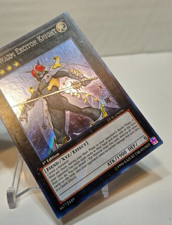 Evilswarm Exciton Knight LVAL-EN056 Secret Rare 1st Ed FOIL BLEED Yugioh 5145 - Image 5