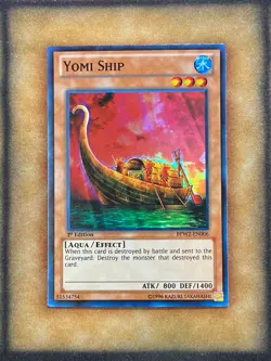 Yugioh Yomi Ship BPW2-EN006 Super Rare 1st Ed NM - Image 1