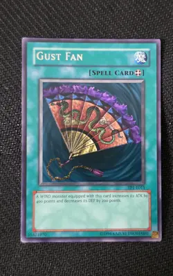 YGO Gust Fan Rare Light Played Tournament Pack 1 TP1-E011 - Image 1