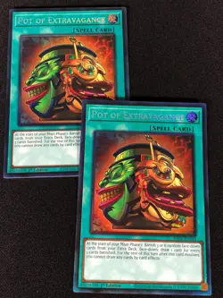 Yugioh Pot of Extravagance RA01-EN059 1st Collectors x2 (NM) - Image 1