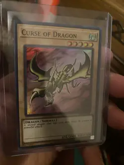 Yu-Gi-Oh Curse of Dragon LOB-EN066 Super Rare Holo LP 25th anniversary edition - Image 3