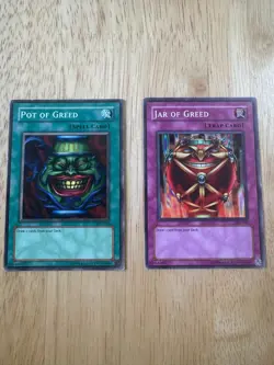 Pot of Greed SYE-040 Starter Deck Unlimited Edition AND Jar of Greed SKE- 047 - Image 1