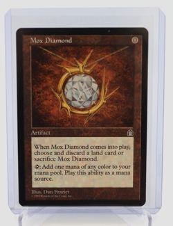 MAGIC: THE GATHERING STRONGHOLD MOX DIAMOND - Rare Artifact Card English Regular - Image 1