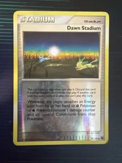 Pokemon Card Majestic Dawn Dawn Stadium 79/100 Reverse Holo Uncommon - Image 1