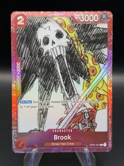Brook Premium Card Collection FILM RED Edition ST01-011 NM One Piece Card TCG - Image 1