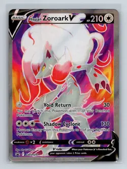 Hisuian Zoroark V Full Art Promo Sword & Shield Promo Cards SWSH297 NM - Image 1