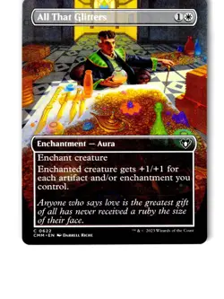 All That Glitters (Borderless) 622 Commander Masters Magic: The Gathering LP - Image 1