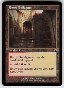 Boros Guildgate (Retro Frame) 398 Ravnica Remastered Magic: The Gathering NM - Image 1