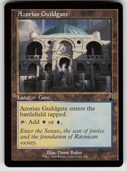 Azorius Guildgate (Retro Frame) 396 Ravnica Remastered Magic: The Gathering NM - Image 1