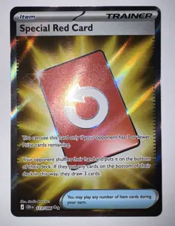 Pokemon TCG Special Red Card 113/086 Me04: Chaos Rising Holo Full Art - NM - Image 1
