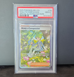 Pokemon TCG Wally's Compassion 186/132 Me01 Mega Evolution SIR Holo PSA 10 - Image 1