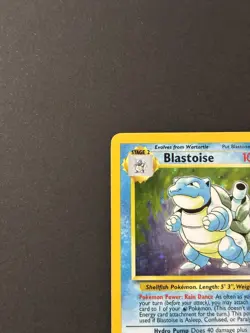 Wizards Pokemon TCG Blastoise 2/102 Base Set Holo Rare HP100 English - Image 3