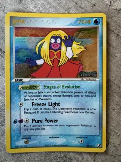 Pokemon Card Jynx EX Unseen Forces Stamped Reverse Holo 28/115 - LP - Image 1