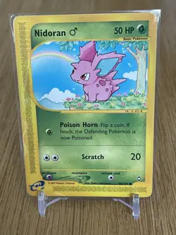 Pokemon TCG - Nidoran (Male) 96/147 Common Aquapolis - 2002 LP - Image 1