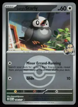 Larry's Starly (Poke Ball) 168/217 Holo Common Ascended Heroes Pokemon Near Mint - Image 1