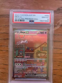 2023 POKEMON SVP 151 ULTRA-PREMIUM COLLECTION #053 MEW EX PSA 10 - Image 1