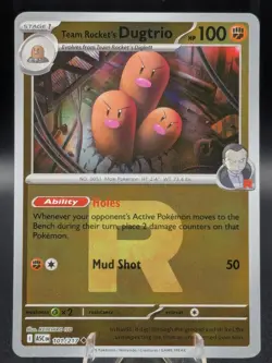 Team Rocket's Dugtrio (Team Rocket) 101/217 Holo Ascended Heroes Pokemon NM - Image 1