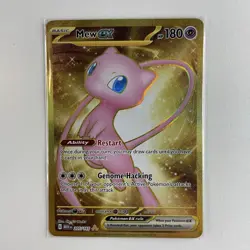 Mew ex 205/165 SV: Scarlet & Violet 151 Holo Hyper Rare Pokemon TCG Damaged - Image 1
