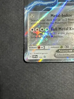 Pokemon TCG Melmetal EX 104 SVP Black Star Promo Holo LP Lightly Played - Image 5