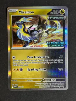 Miraidon SVP 092 Temporal Forces Prerelease Stamped Promo Pokemon TCG NM - Image 1