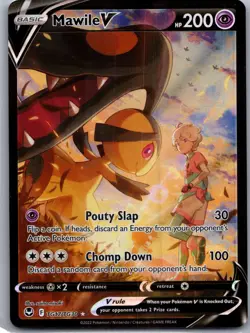 Mawile V TG17/TG30 Holo V Rare Silver Tempest Trainer Gallery Pokemon Near Mint - Image 1