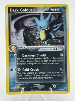Dark Golduck 35/109 Stamped Team Rocket Returns Holo Vintage Pokemon TCG - Image 1