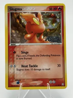 Slugma 77/109 Team Rocket Returns Reverse Holo Stamped Vintage Pokemon TCG - Image 1