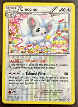Cinccino RC19/RC25 Legendary Treasures: Radiant Collection Holo Pokemon TCG NM - Image 1