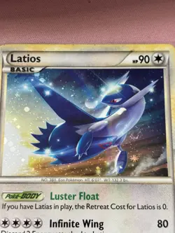 Pokemon TCG Latios Heart Gold & Soul Silver Black Star Promo HGSS11 Cosmos Holo - Image 2