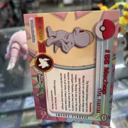 2000 TOPPS CHROME POKEMON T.V. SPARKLE #66 MACHOP - Image 5