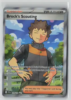 Brock's Scouting 179/159 Ultra Rare Journey Together Pokemon NM - Image 1