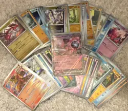 1 Mewtwo Ex + 50 Holo Rare Pokemon TCG Holo Lot Eternatus Gouging Fire Mewtwo ex - Image 1